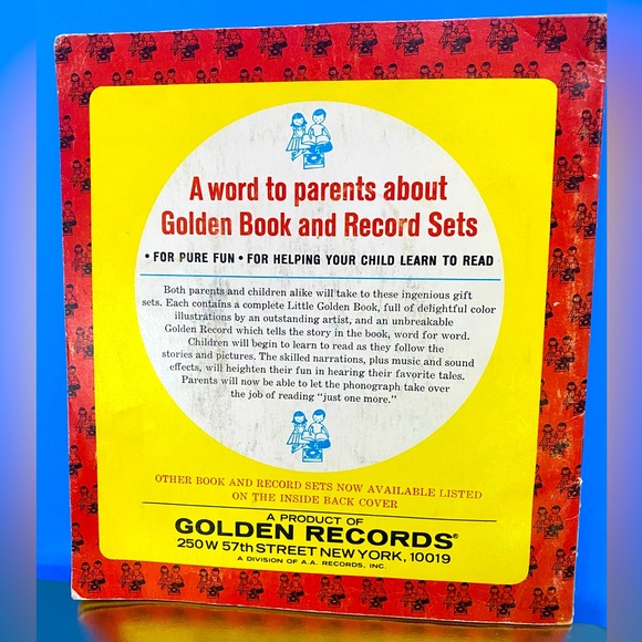 RETRO 1946 A LTTLE GOLDEN BOOK & VINYL 7” RECORD TOOTLE READ ALONG STORY 45 RPM - Picture 4 of 16